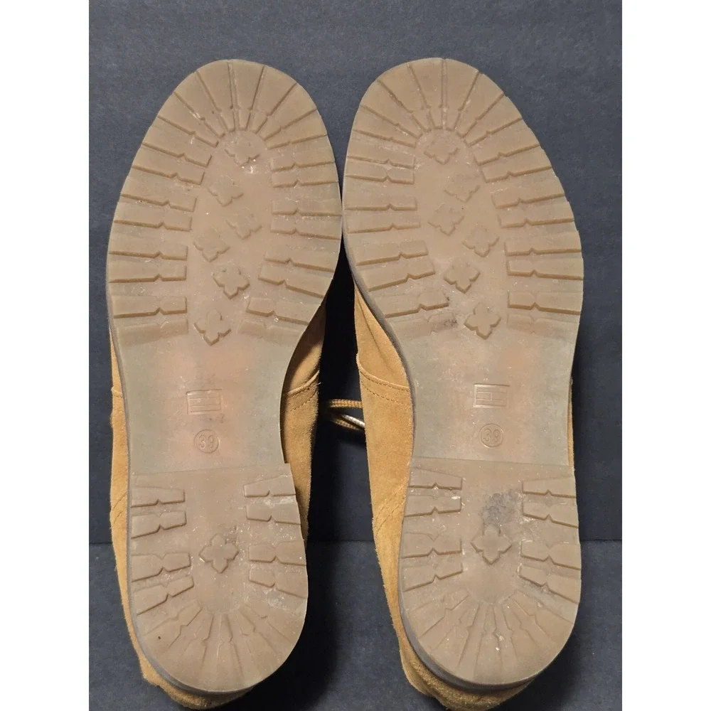 Tommy Hilfiger‎ Designer Chukka Ankle Shoes Boots Mens Size 8 Unisex Lace Up